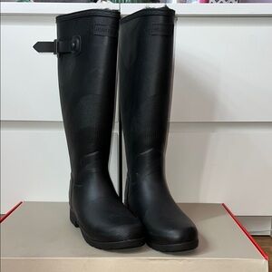 Hunter Women's Black Rain Boots